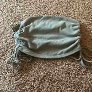 Scrunched tube top size small adjustable length